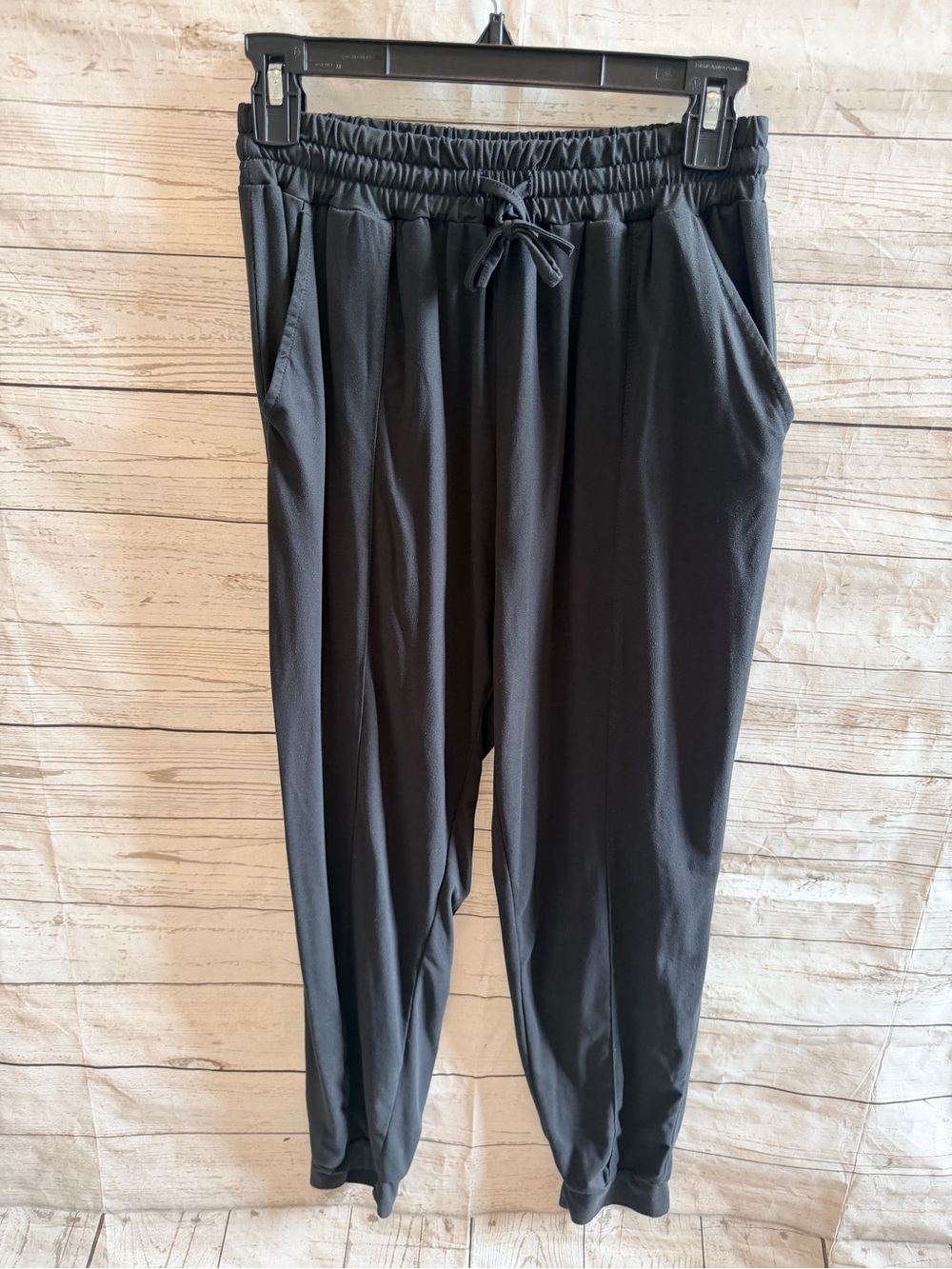 Dark Grey Drawstring Jogger Pants
